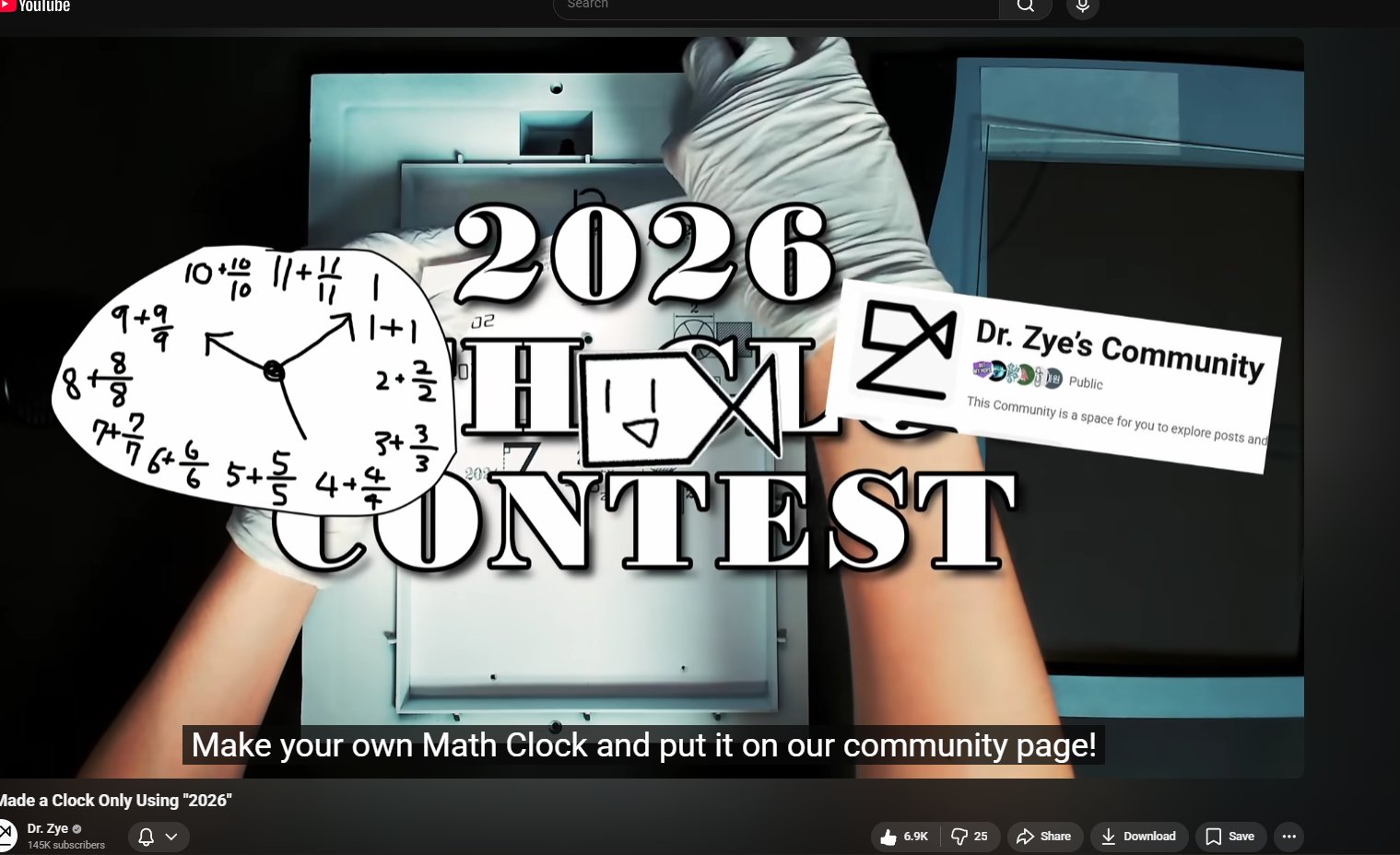 snippet of the aforementioned video