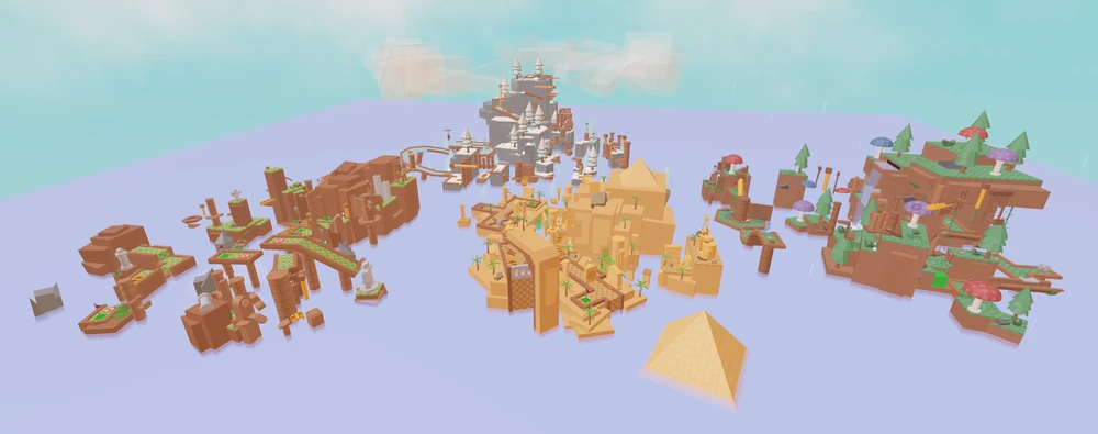 image of 'Steeple of Golf Course', mario galaxy looking islands :sob: